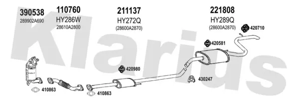 Изпускателна система KLARIUS             