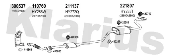 Изпускателна система KLARIUS             