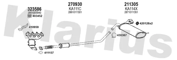 Изпускателна система KLARIUS             