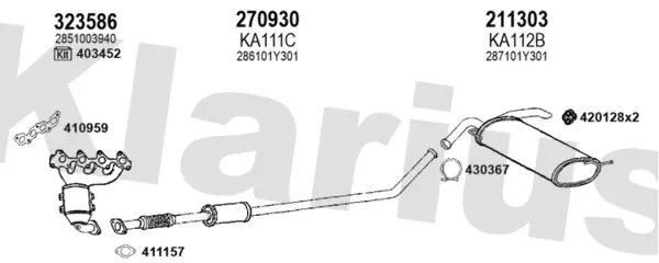 Изпускателна система KLARIUS             