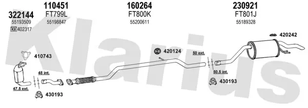 Изпускателна система KLARIUS             