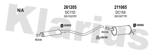 Изпускателна система KLARIUS             