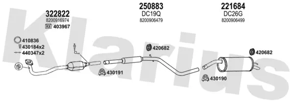 Изпускателна система KLARIUS             