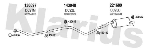 Изпускателна система KLARIUS             