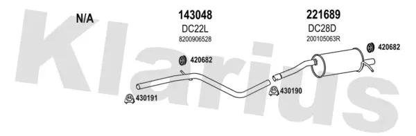 Изпускателна система KLARIUS             