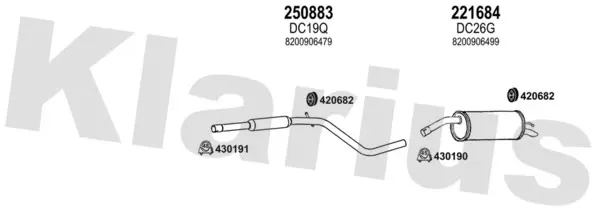 Изпускателна система KLARIUS             