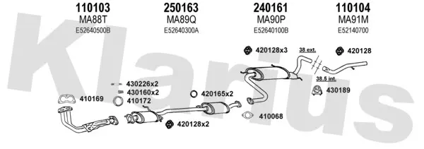 Изпускателна система KLARIUS             