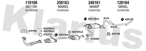 Изпускателна система KLARIUS             