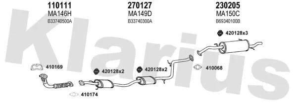 Изпускателна система KLARIUS             
