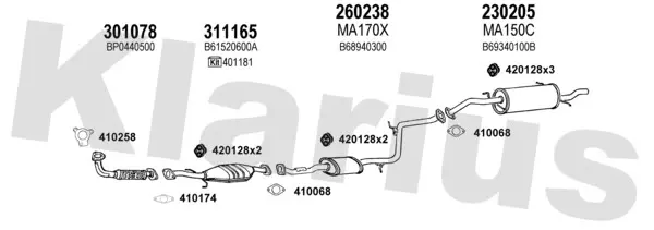 Изпускателна система KLARIUS             