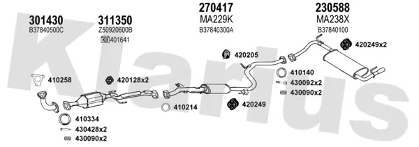 Изпускателна система KLARIUS             