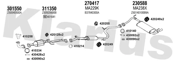Изпускателна система KLARIUS             