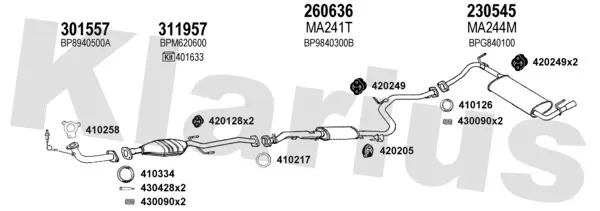 Изпускателна система KLARIUS             