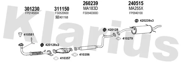 Изпускателна система KLARIUS             