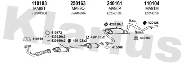 Изпускателна система KLARIUS             