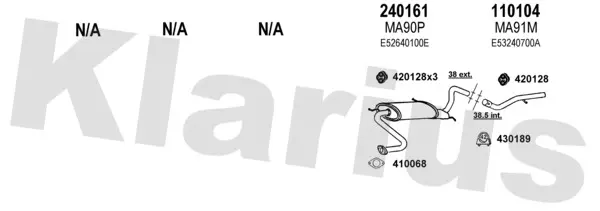 Изпускателна система KLARIUS             