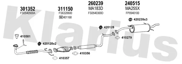 Изпускателна система KLARIUS             
