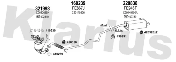 Изпускателна система KLARIUS             