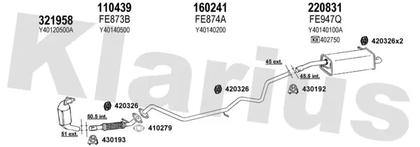 Изпускателна система KLARIUS             