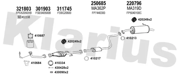 Изпускателна система KLARIUS             