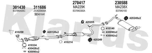 Изпускателна система KLARIUS             