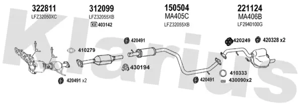 Изпускателна система KLARIUS             