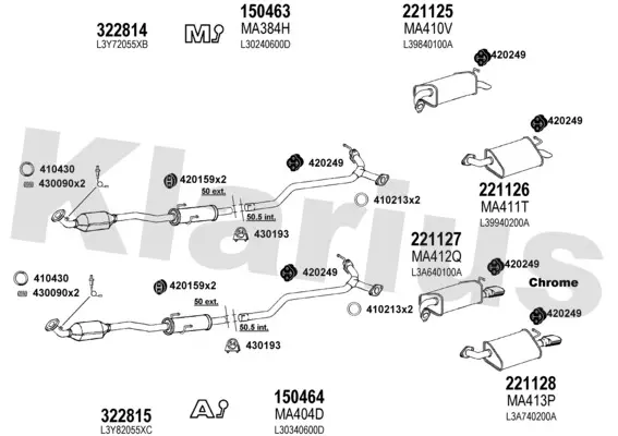 Изпускателна система KLARIUS             