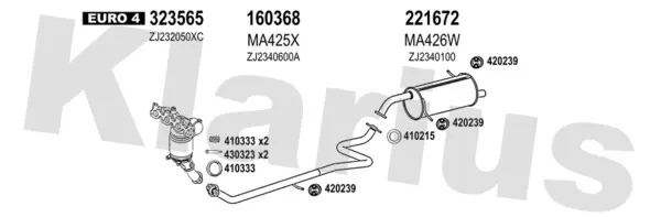 Изпускателна система KLARIUS             