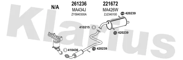 Изпускателна система KLARIUS             