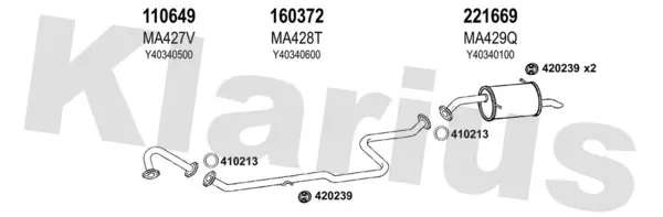 Изпускателна система KLARIUS             