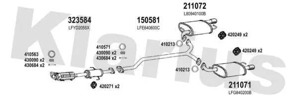Изпускателна система KLARIUS             