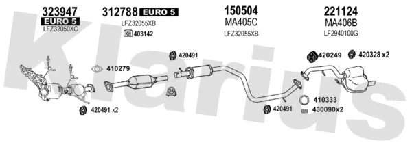 Изпускателна система KLARIUS             