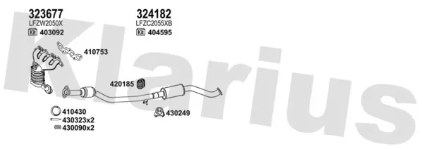 Изпускателна система KLARIUS             