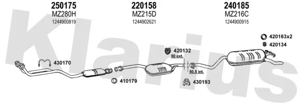 Изпускателна система KLARIUS             