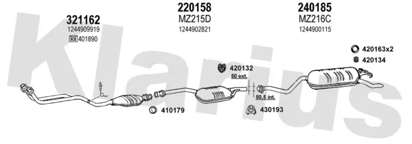 Изпускателна система KLARIUS             