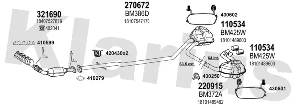 Изпускателна система KLARIUS             