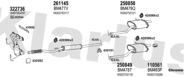 Изпускателна система KLARIUS             