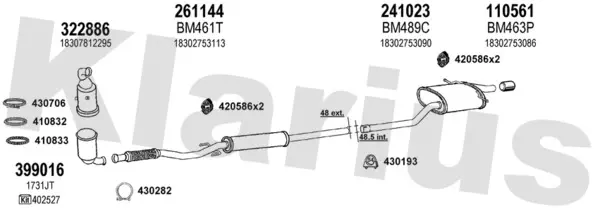 Изпускателна система KLARIUS             