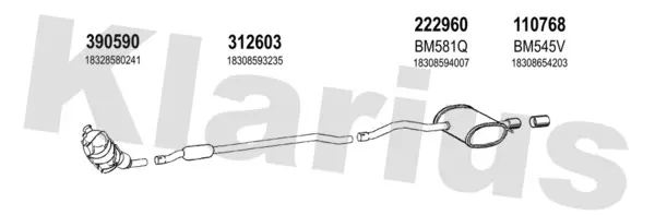 Изпускателна система KLARIUS             