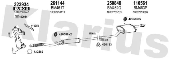 Изпускателна система KLARIUS             