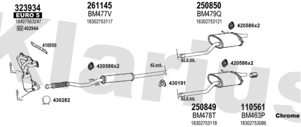 Изпускателна система KLARIUS             