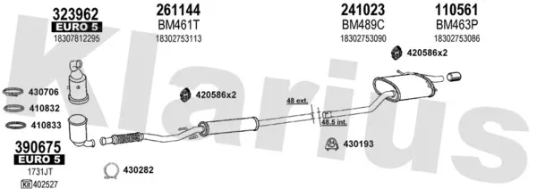 Изпускателна система KLARIUS             