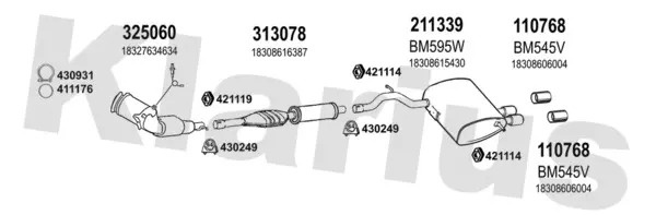 Изпускателна система KLARIUS             