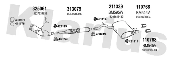 Изпускателна система KLARIUS             