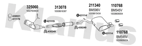 Изпускателна система KLARIUS             