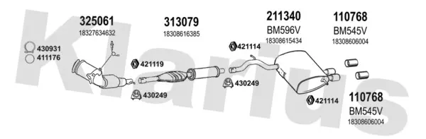 Изпускателна система KLARIUS             
