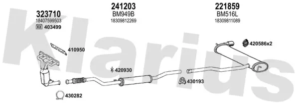 Изпускателна система KLARIUS             