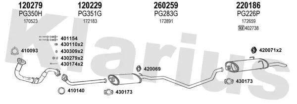 Изпускателна система KLARIUS             