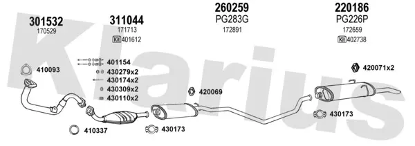 Изпускателна система KLARIUS             