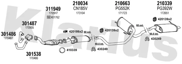 Изпускателна система KLARIUS             